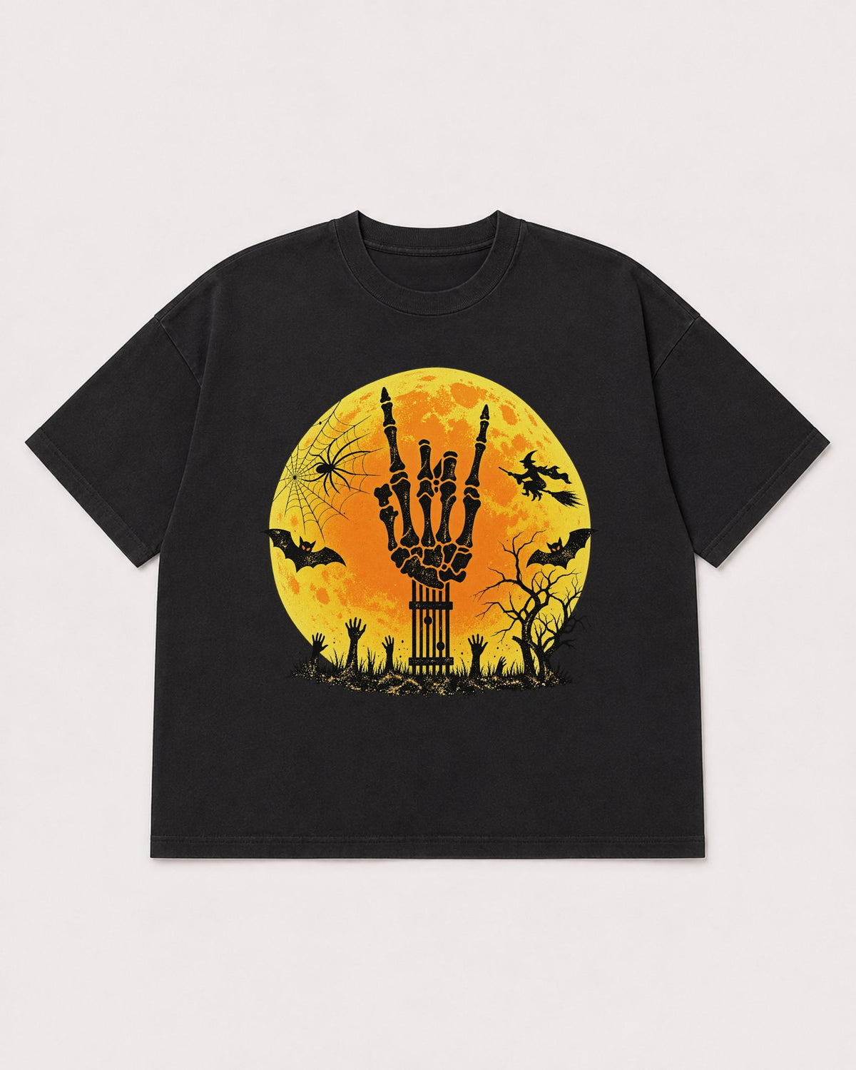 Mockup Boxy Heavyweight Tee Black product