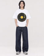 Mockup Boxy Heavyweight Tee White male full-body 41