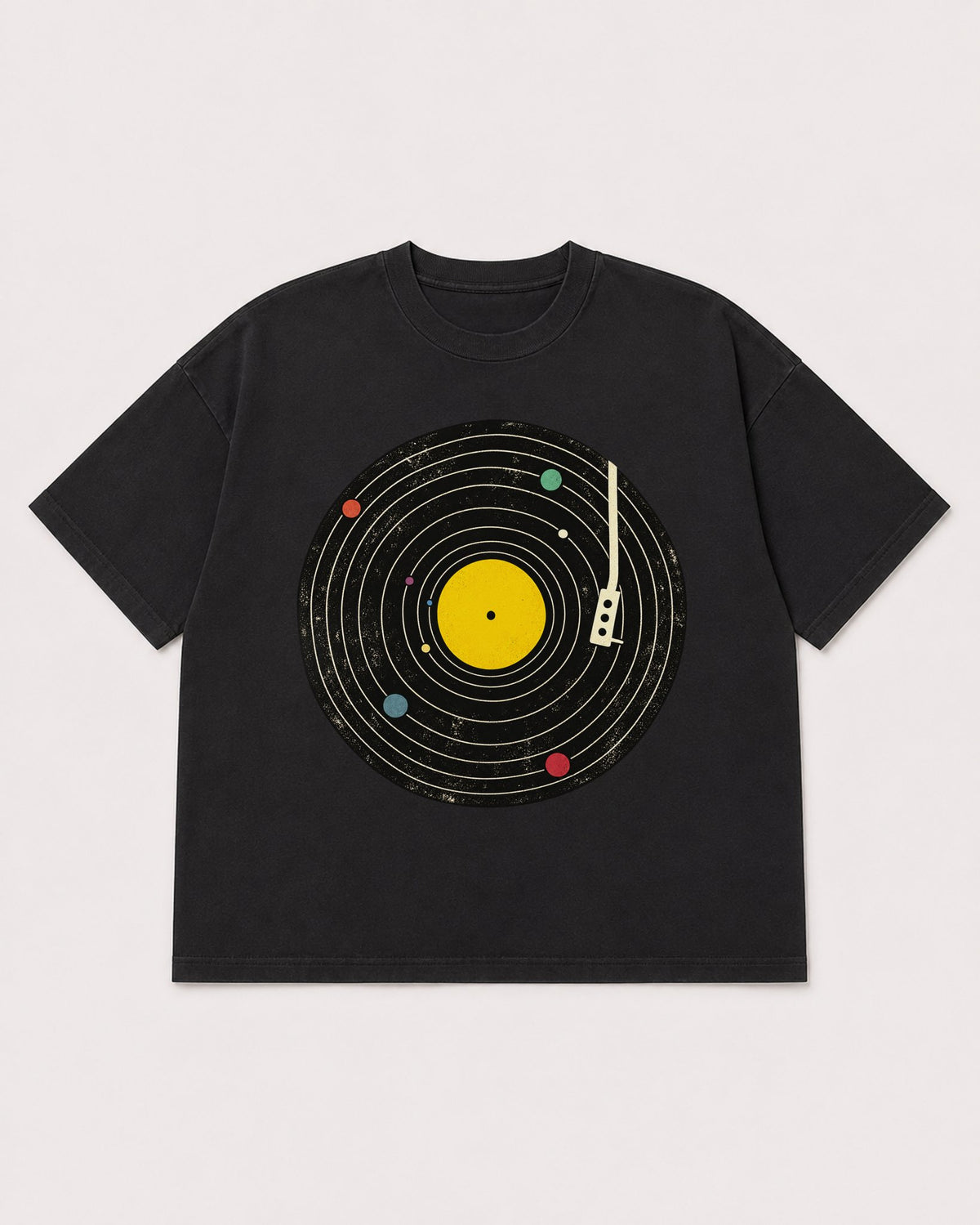 Mockup Boxy Heavyweight Tee Black product