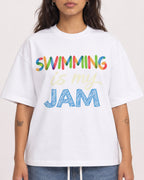 Mockup Boxy Heavyweight Tee White female close-up 06