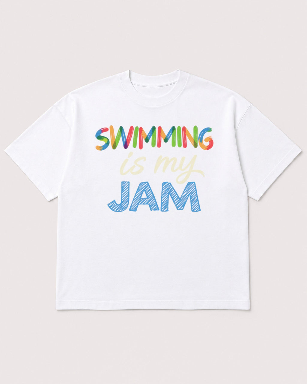 Mockup Boxy Heavyweight Tee White product