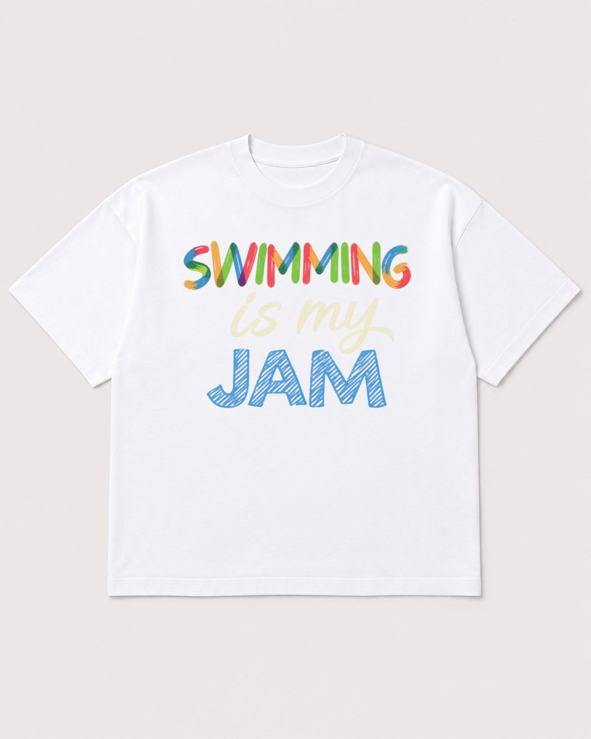 Mockup Boxy Heavyweight Tee White product