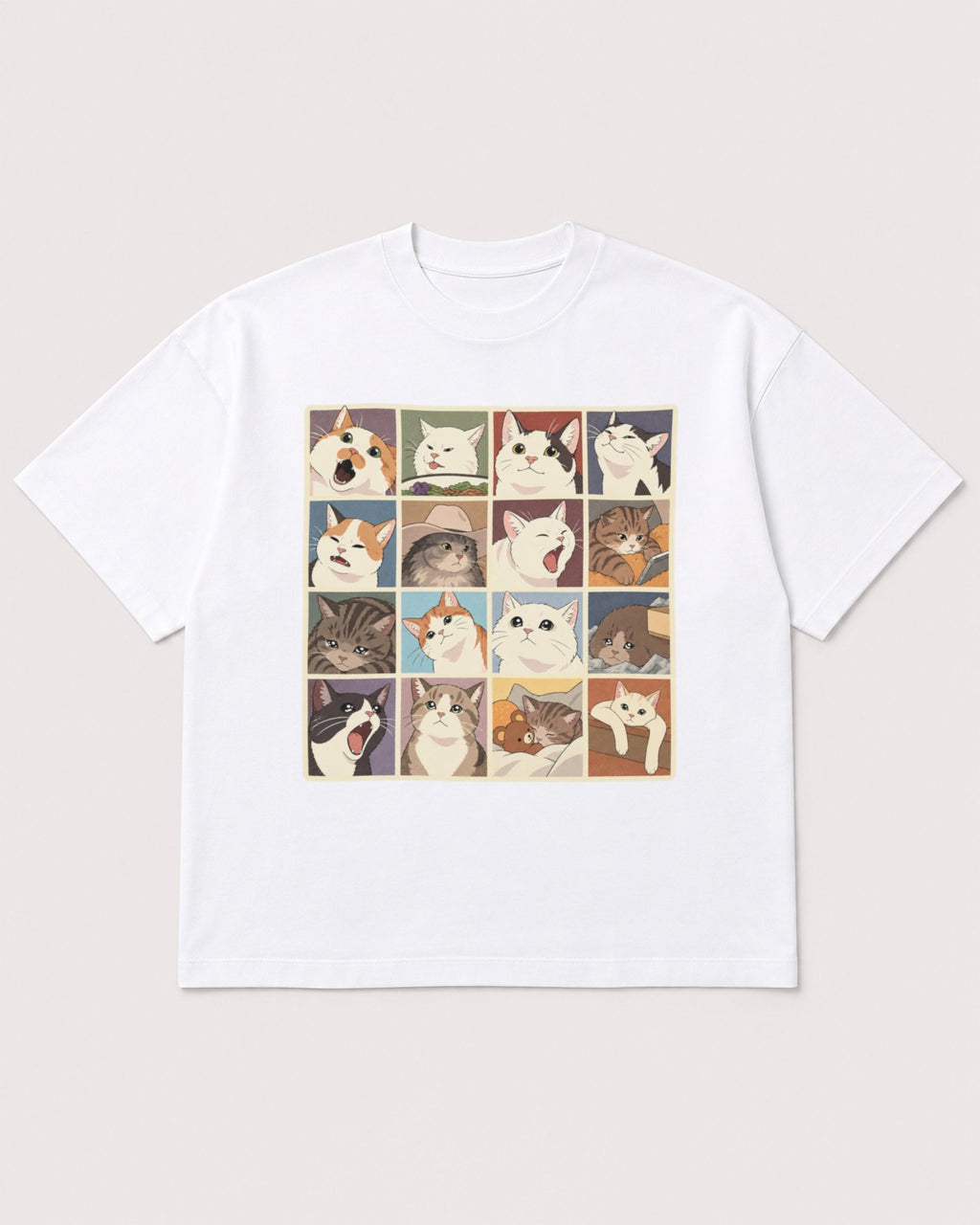 Mockup Boxy Heavyweight Tee White product
