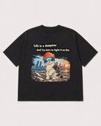 Mockup Boxy Heavyweight Tee Black product