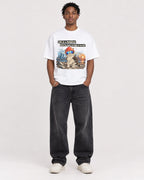 Mockup Boxy Heavyweight Tee White male full-body 05