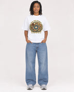 Mockup Boxy Heavyweight Tee White female full-body 15