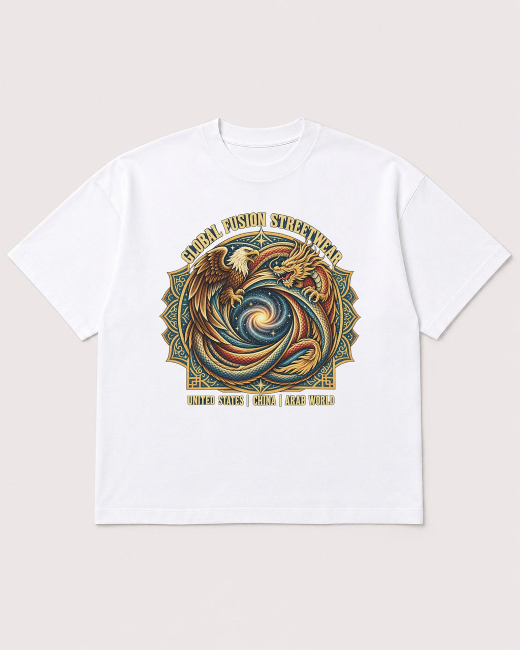Mockup Boxy Heavyweight Tee White product
