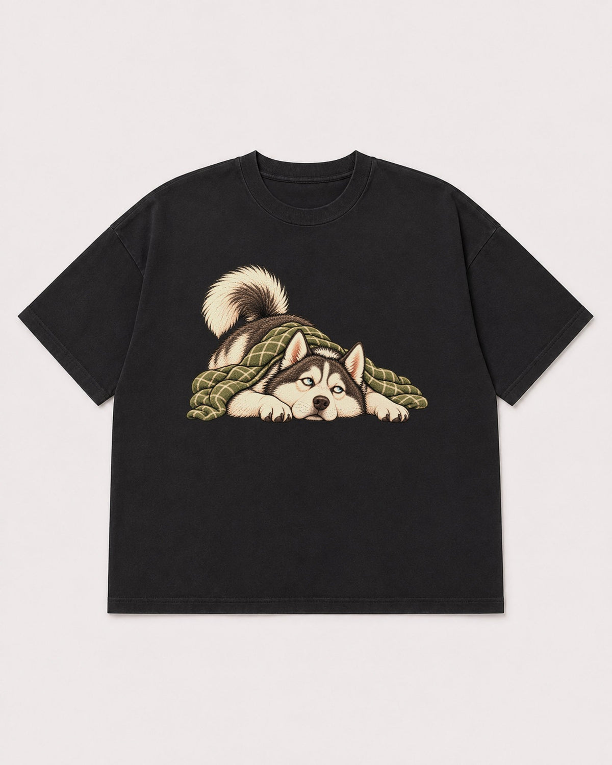 Mockup Boxy Heavyweight Tee Black product