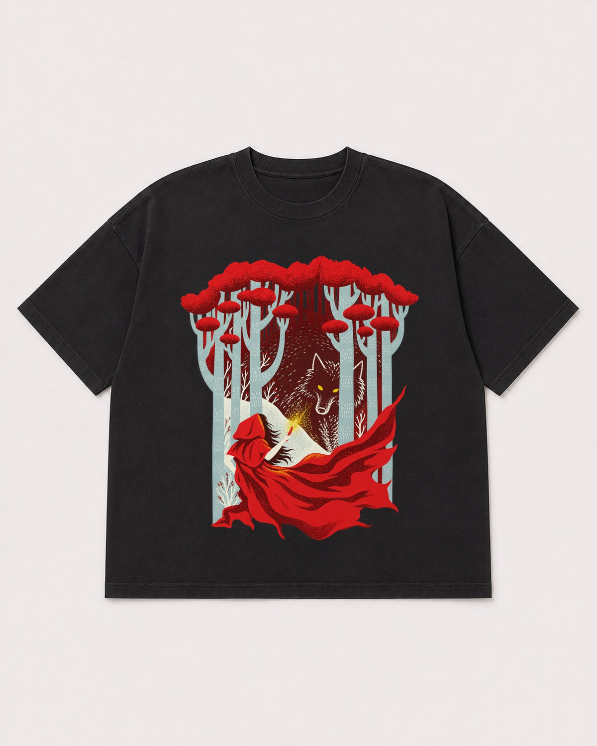 Mockup Boxy Heavyweight Tee Black product