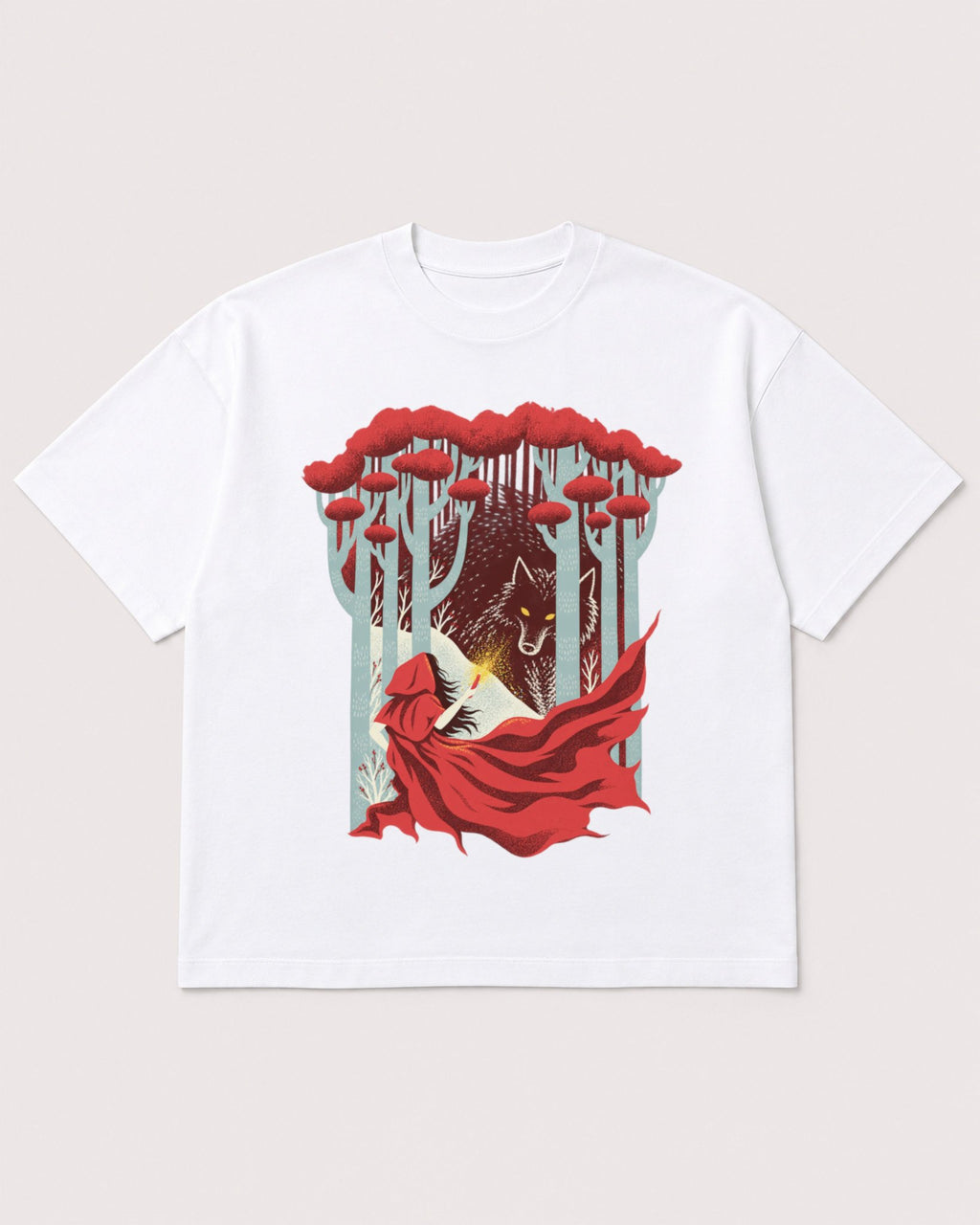 Mockup Boxy Heavyweight Tee White product
