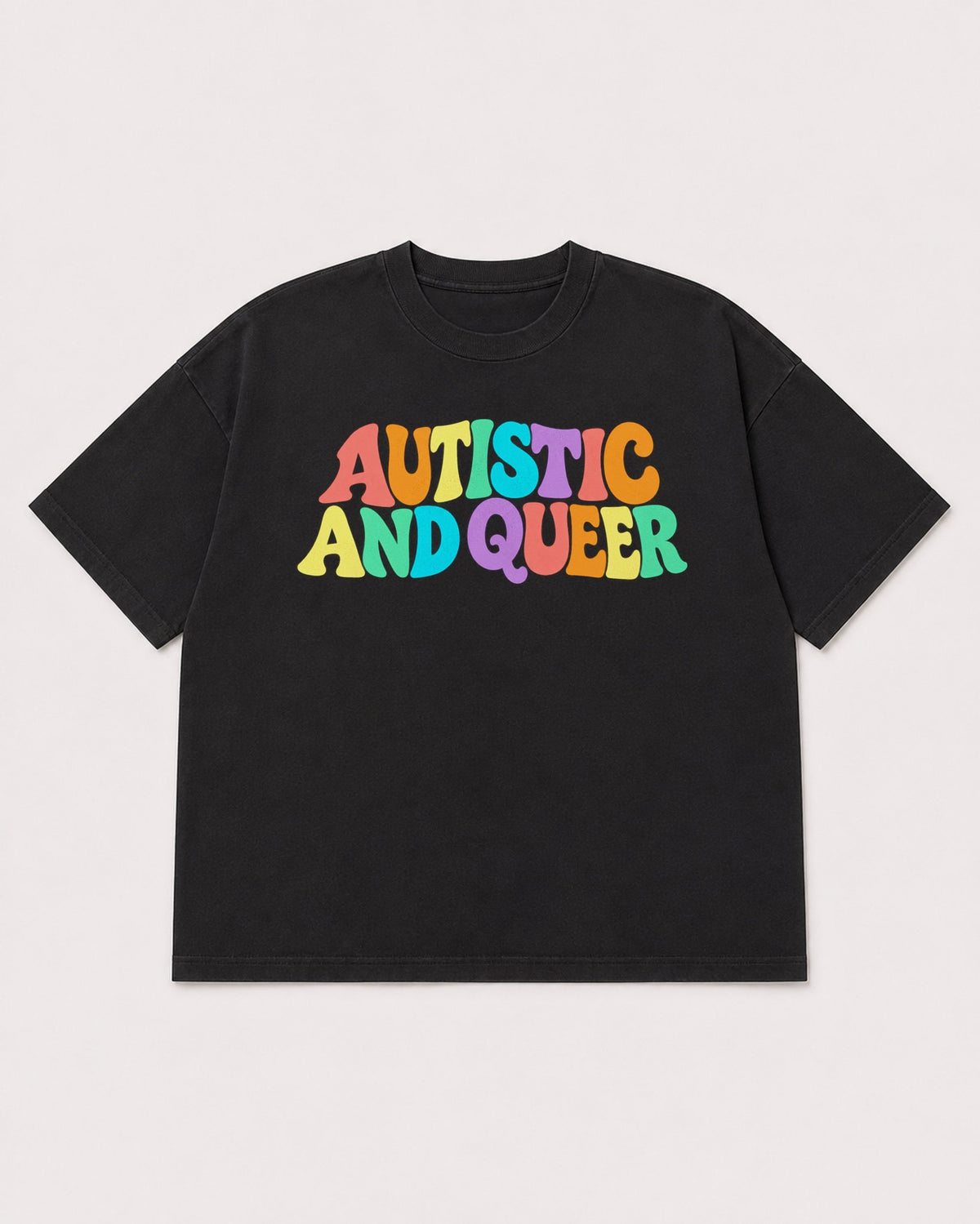 Mockup Boxy Heavyweight Tee Black product