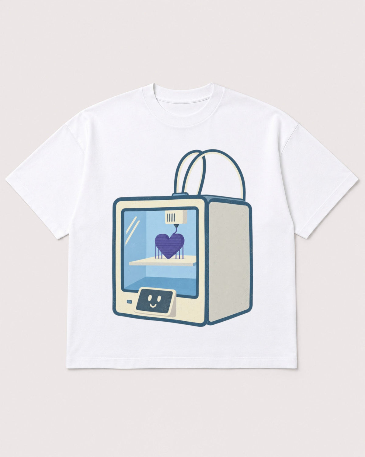 Mockup Boxy Heavyweight Tee White product