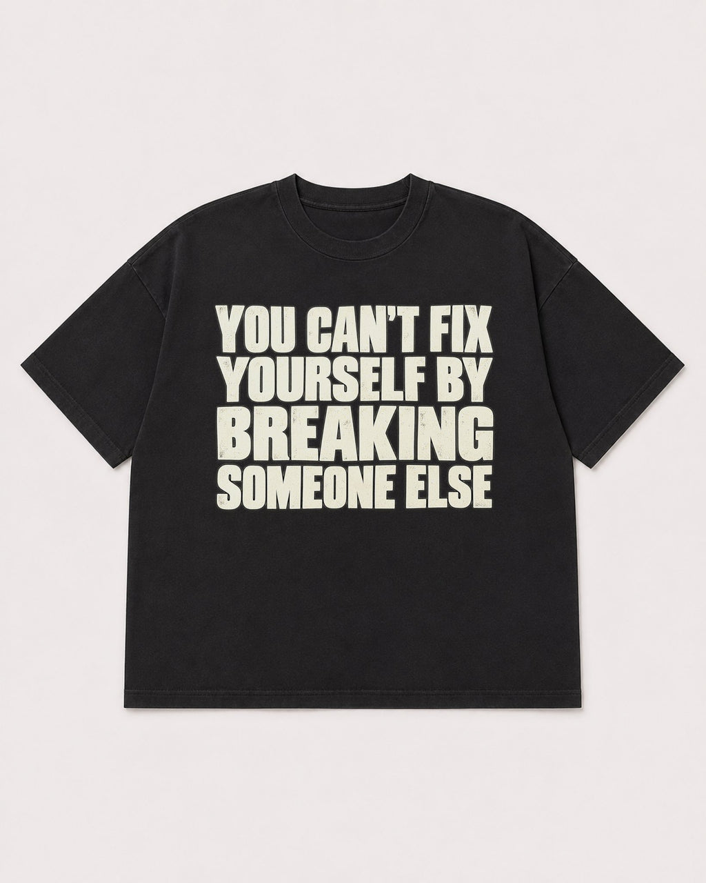 Mockup Boxy Heavyweight Tee Black product