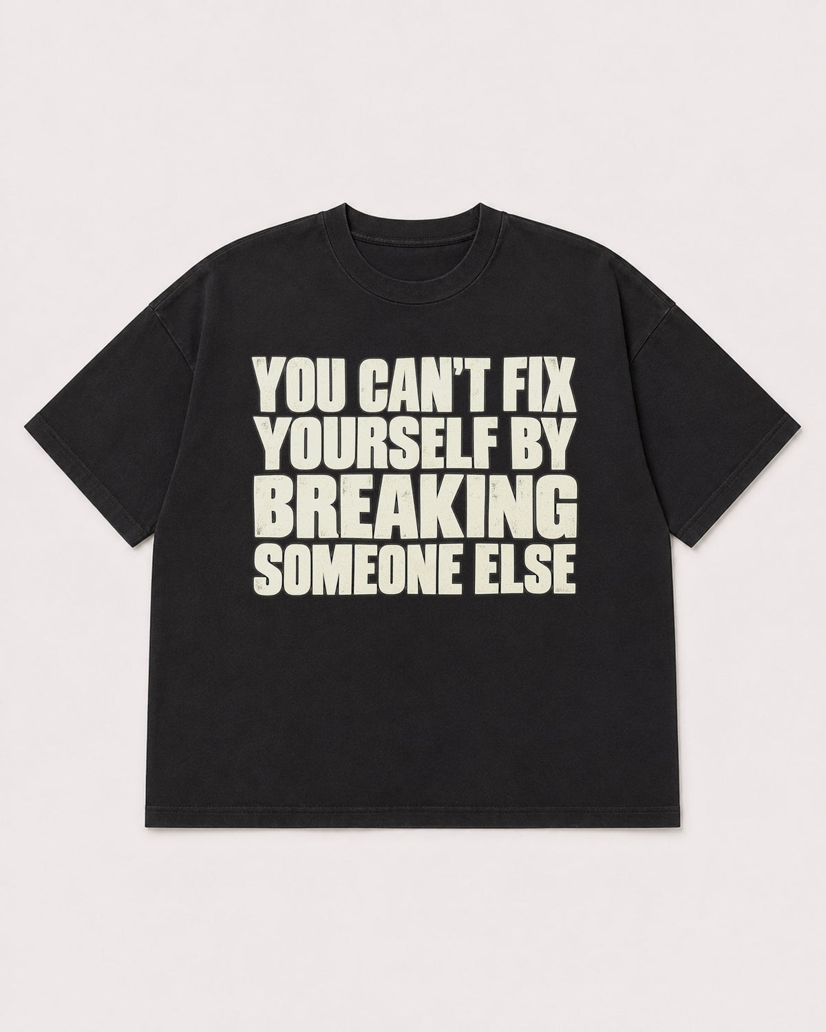 Mockup Boxy Heavyweight Tee Black product