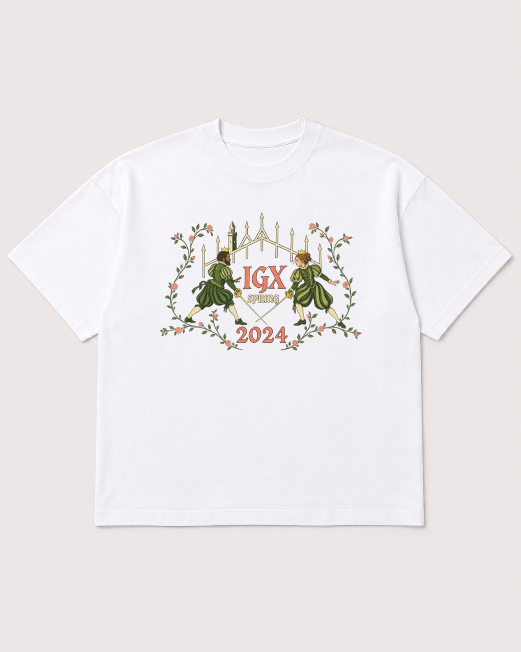 Mockup Boxy Heavyweight Tee White product