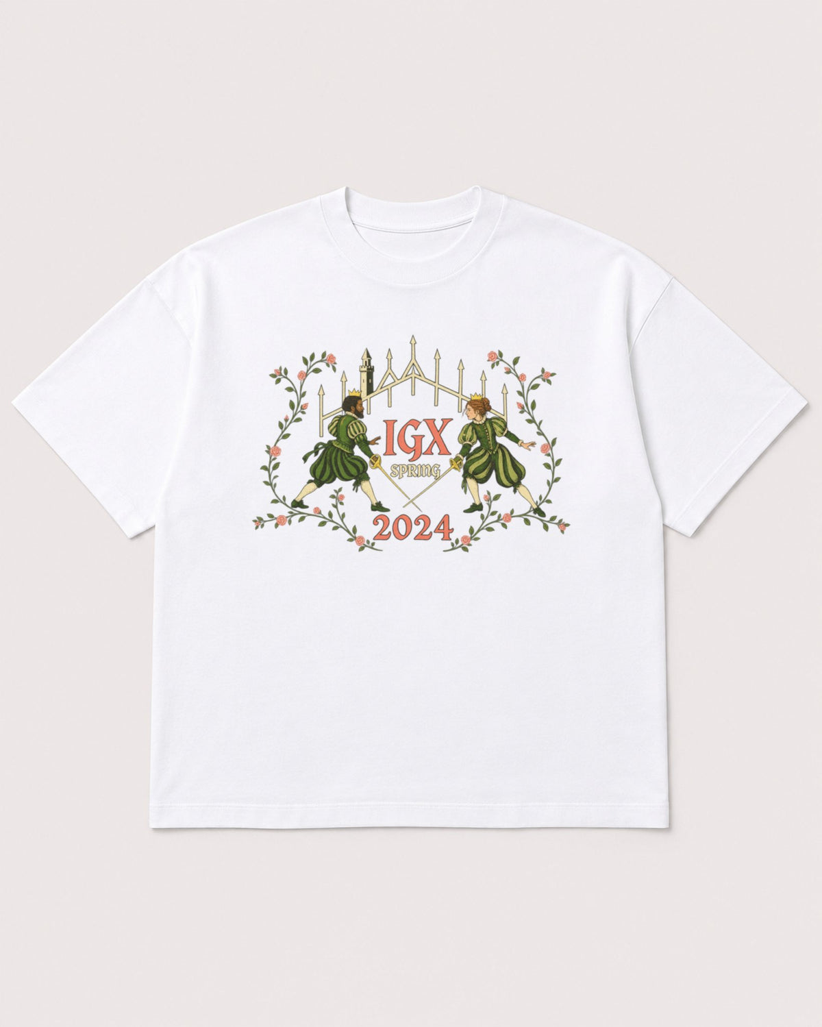 Mockup Boxy Heavyweight Tee White product