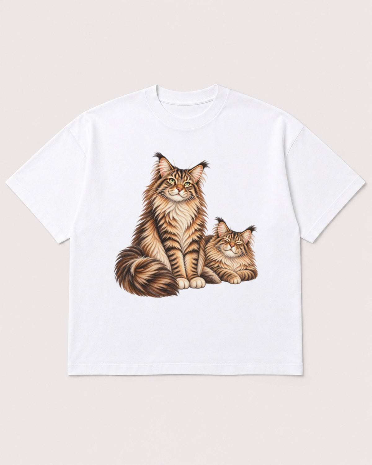 Mockup Boxy Heavyweight Tee White product