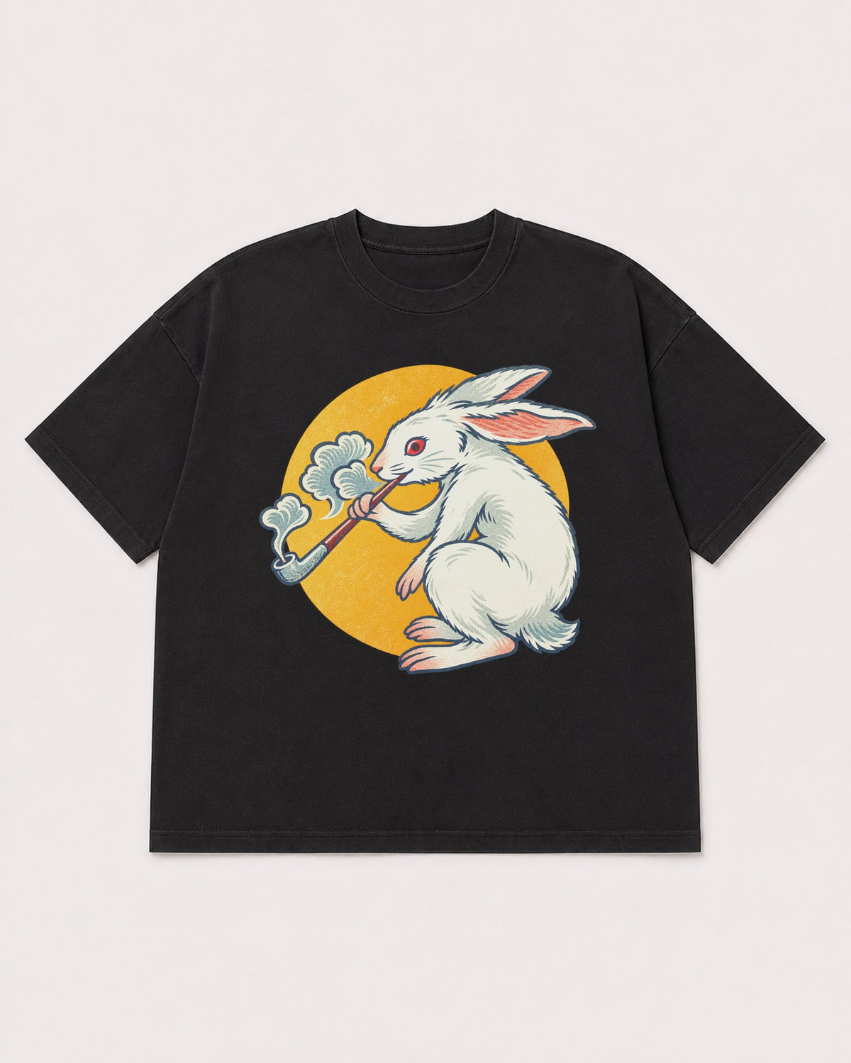 Mockup Boxy Heavyweight Tee Black product