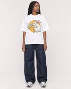 Mockup Boxy Heavyweight Tee White female full-body 04