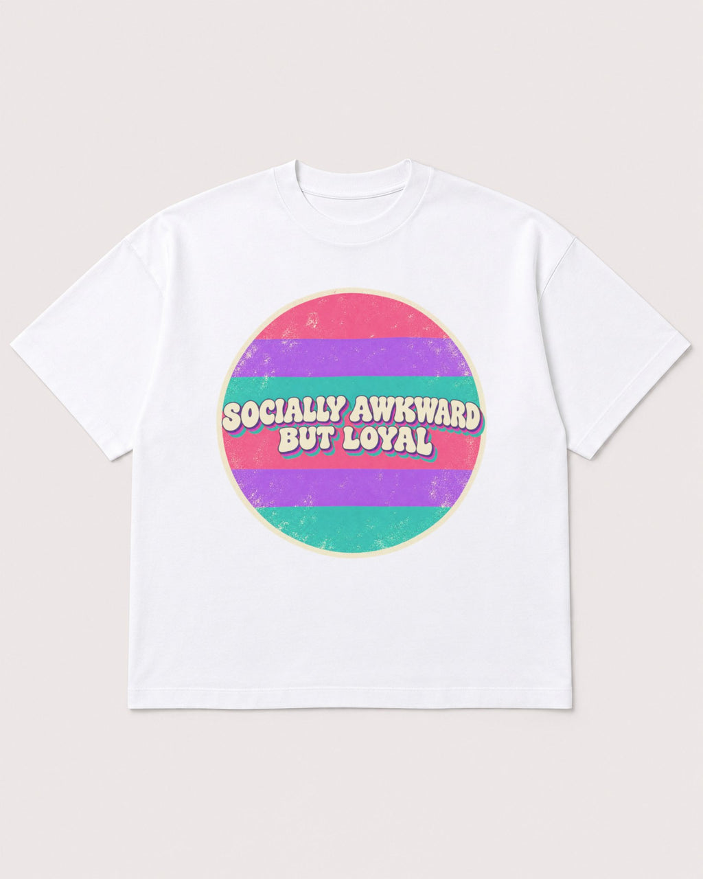 Mockup Boxy Heavyweight Tee White product