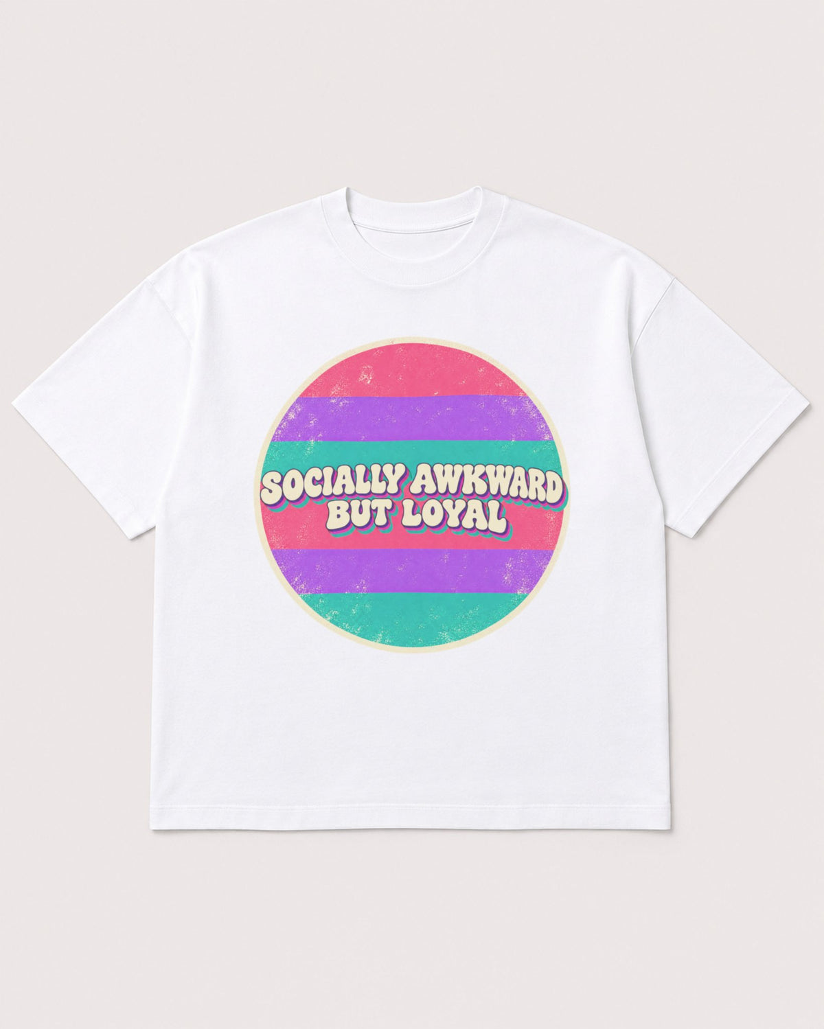 Mockup Boxy Heavyweight Tee White product