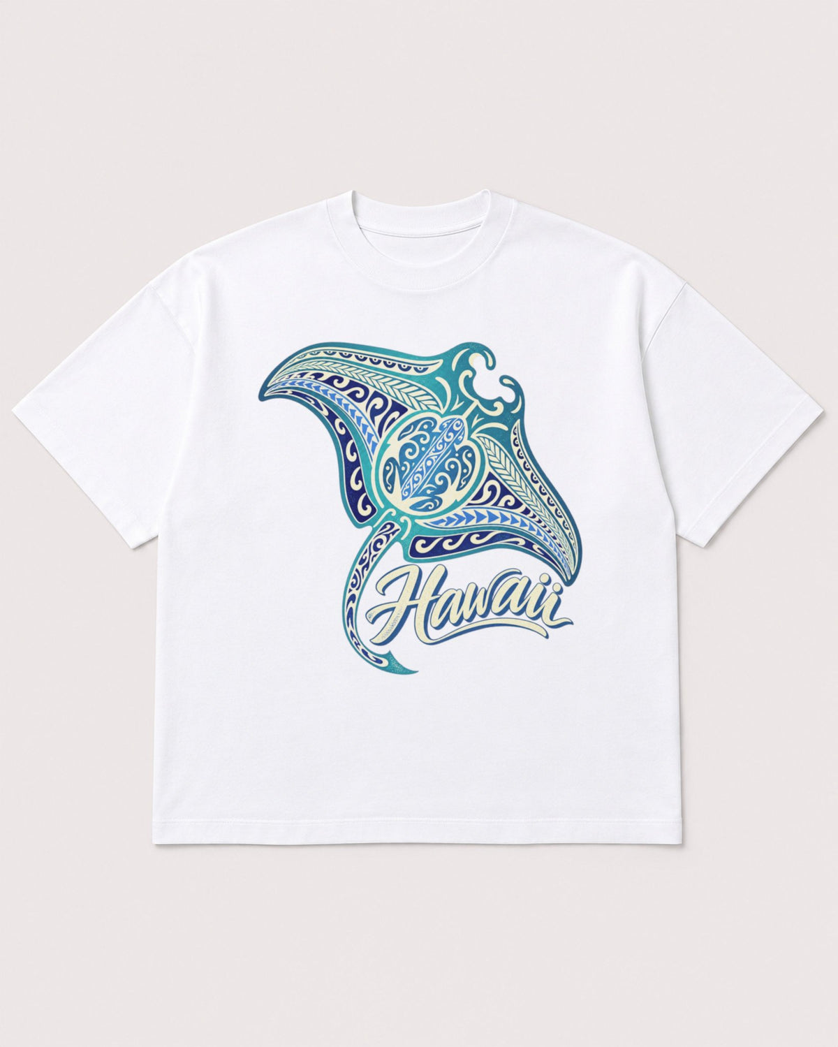 Mockup Boxy Heavyweight Tee White product