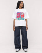 Mockup Boxy Heavyweight Tee White female full-body 04