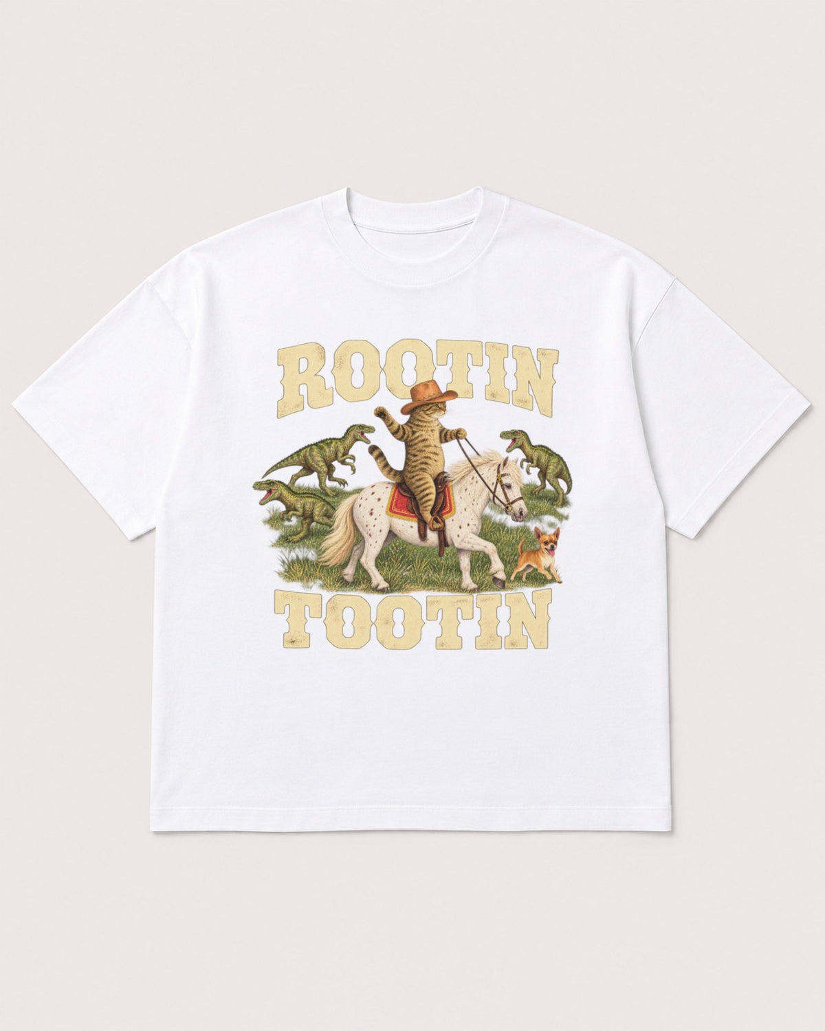Mockup Boxy Heavyweight Tee White product
