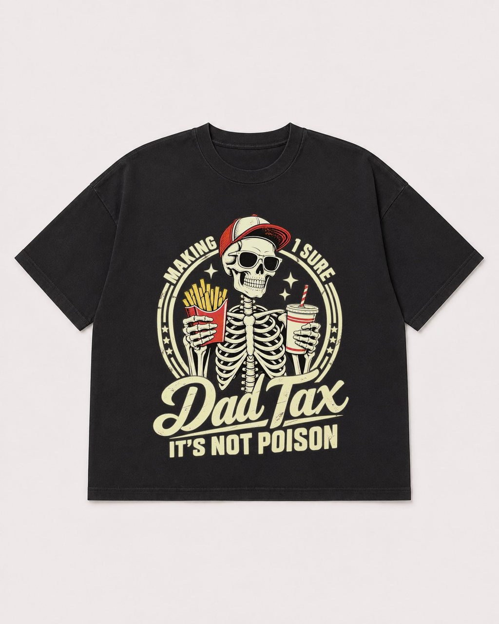 Mockup Boxy Heavyweight Tee Black product