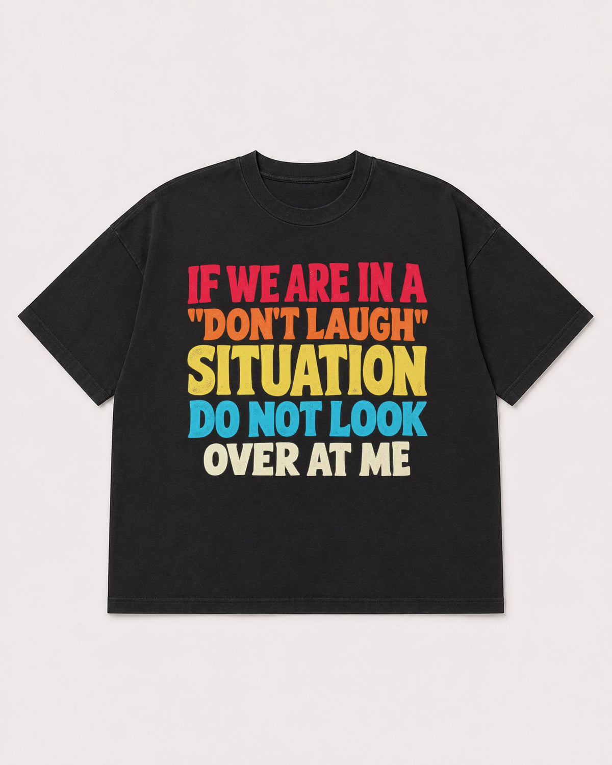 Mockup Boxy Heavyweight Tee Black product