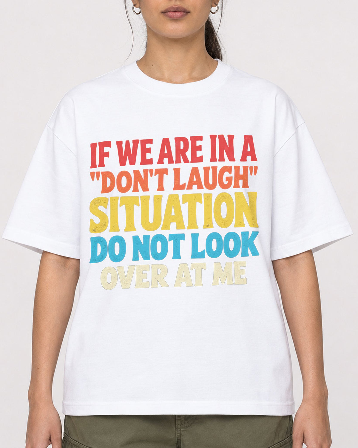Mockup Boxy Heavyweight Tee White female close-up 47