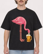 Mockup Boxy Heavyweight Tee Black male close-up 09
