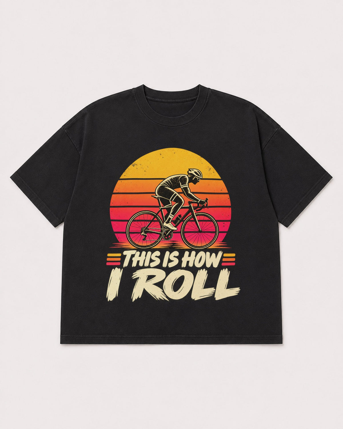 Mockup Boxy Heavyweight Tee Black product