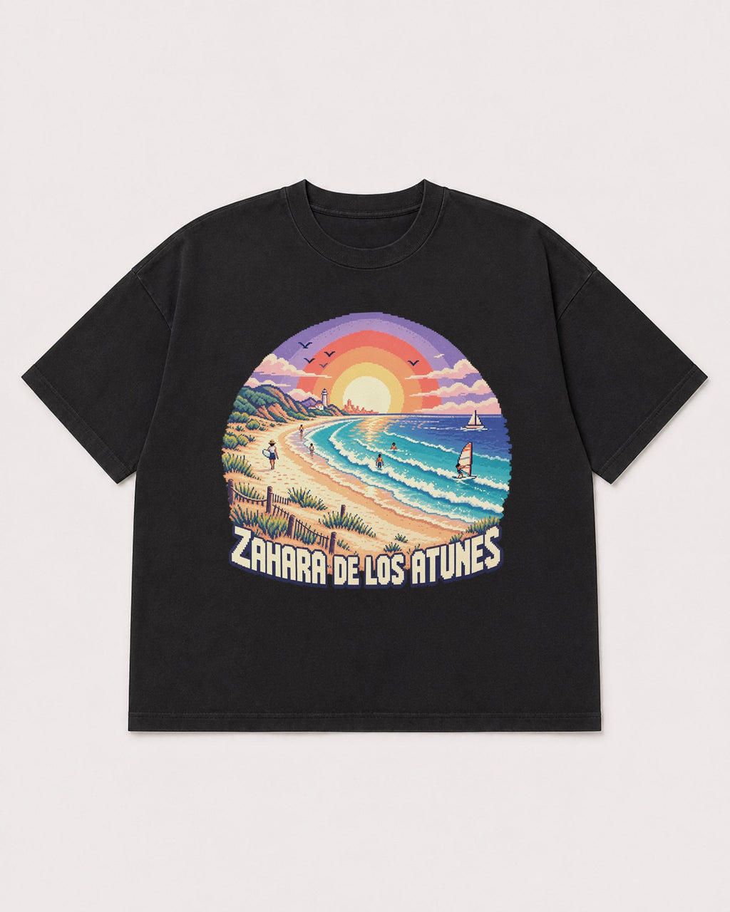 Mockup Boxy Heavyweight Tee Black product