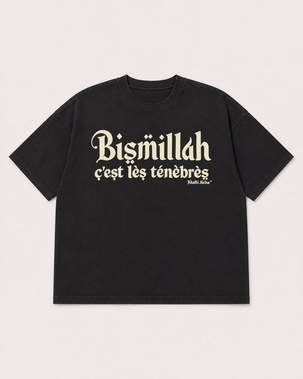 Mockup Boxy Heavyweight Tee Black product