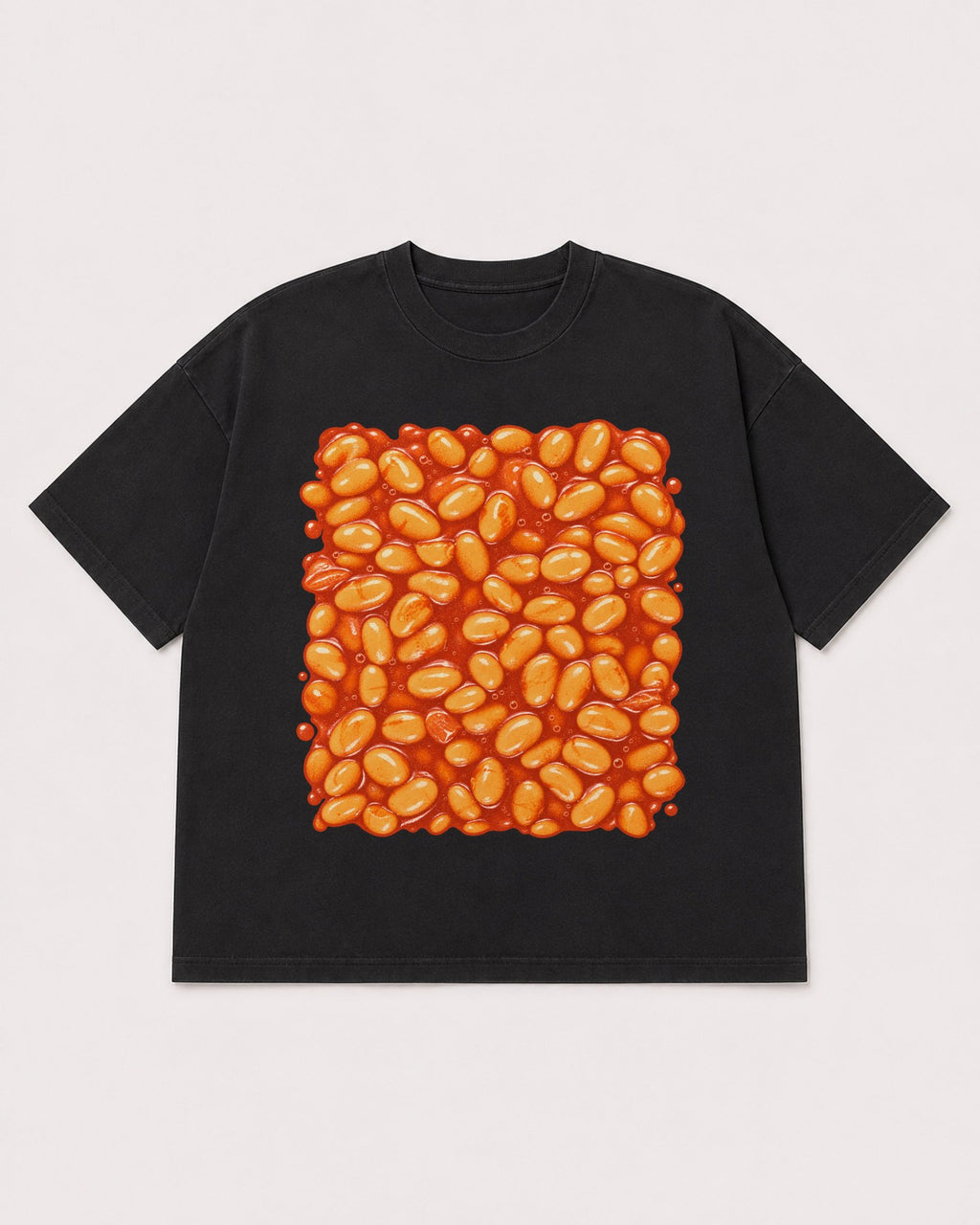 Mockup Boxy Heavyweight Tee Black product
