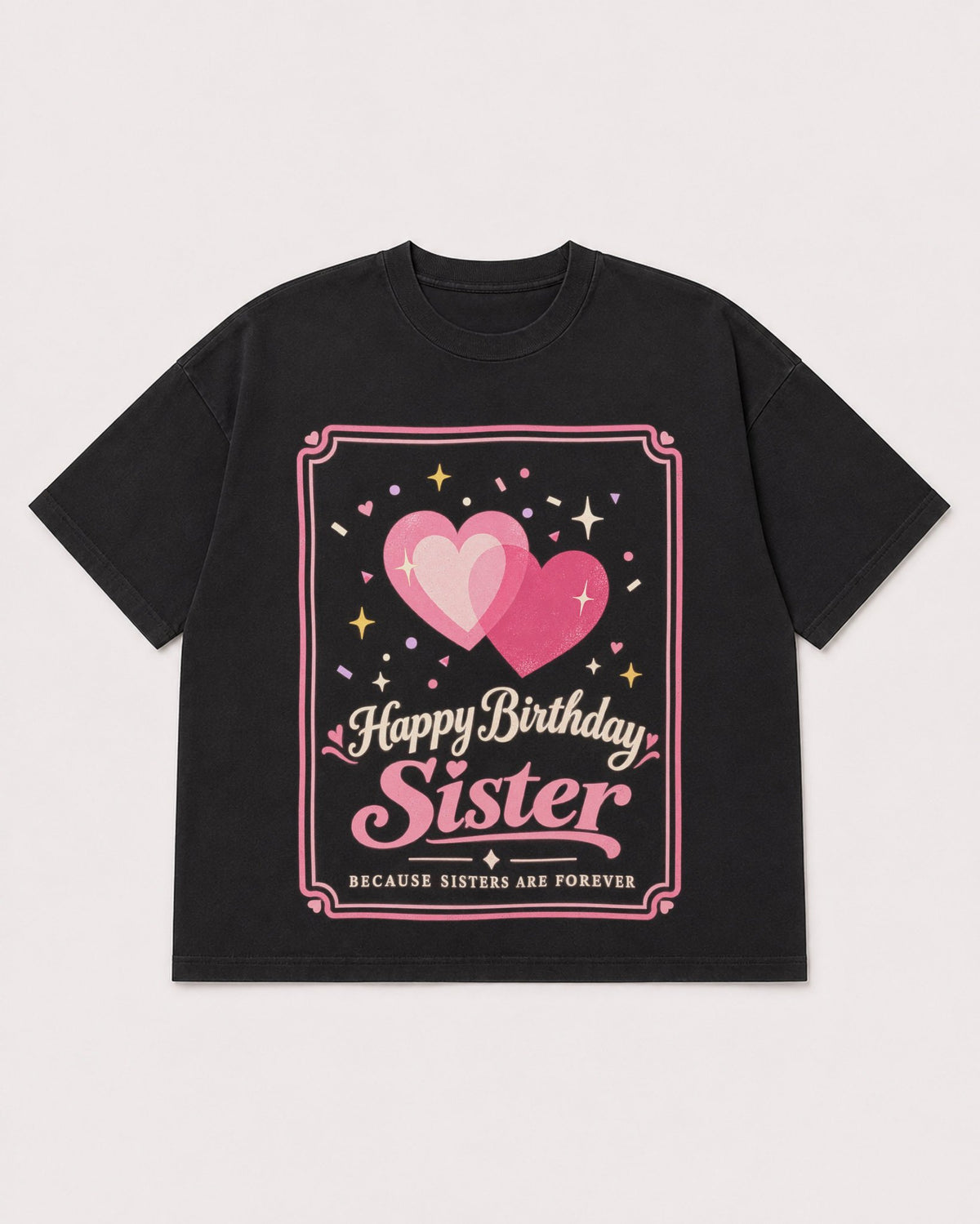 Mockup Boxy Heavyweight Tee Black product