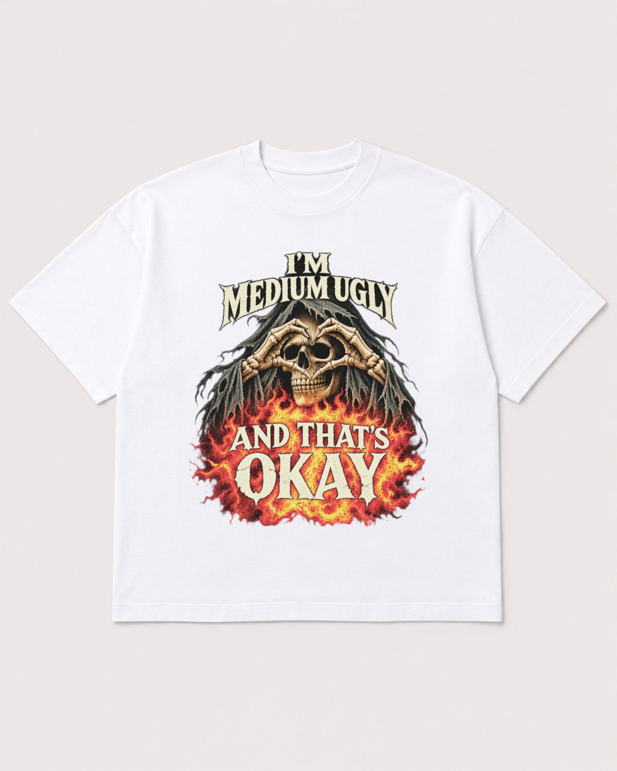 Mockup Boxy Heavyweight Tee White product