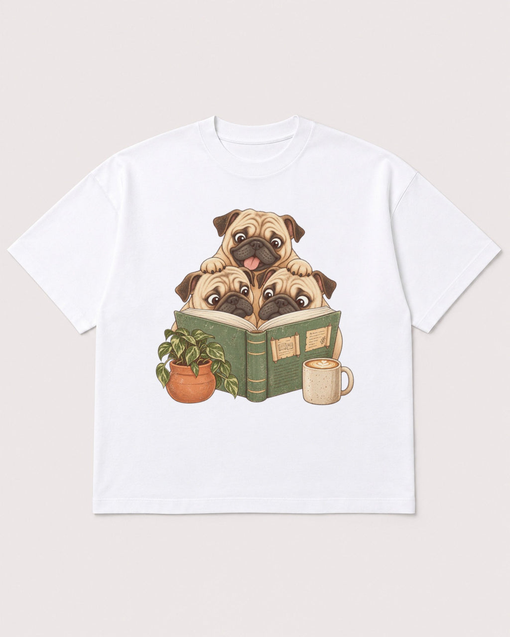 Mockup Boxy Heavyweight Tee White product