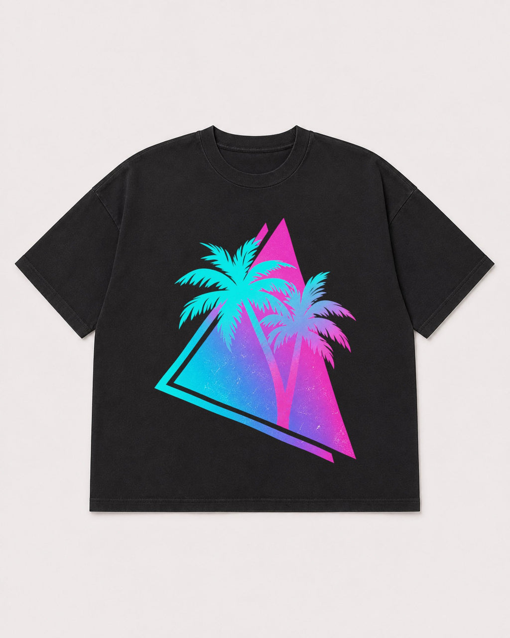 Mockup Boxy Heavyweight Tee Black product