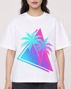 Mockup Boxy Heavyweight Tee White female close-up 03