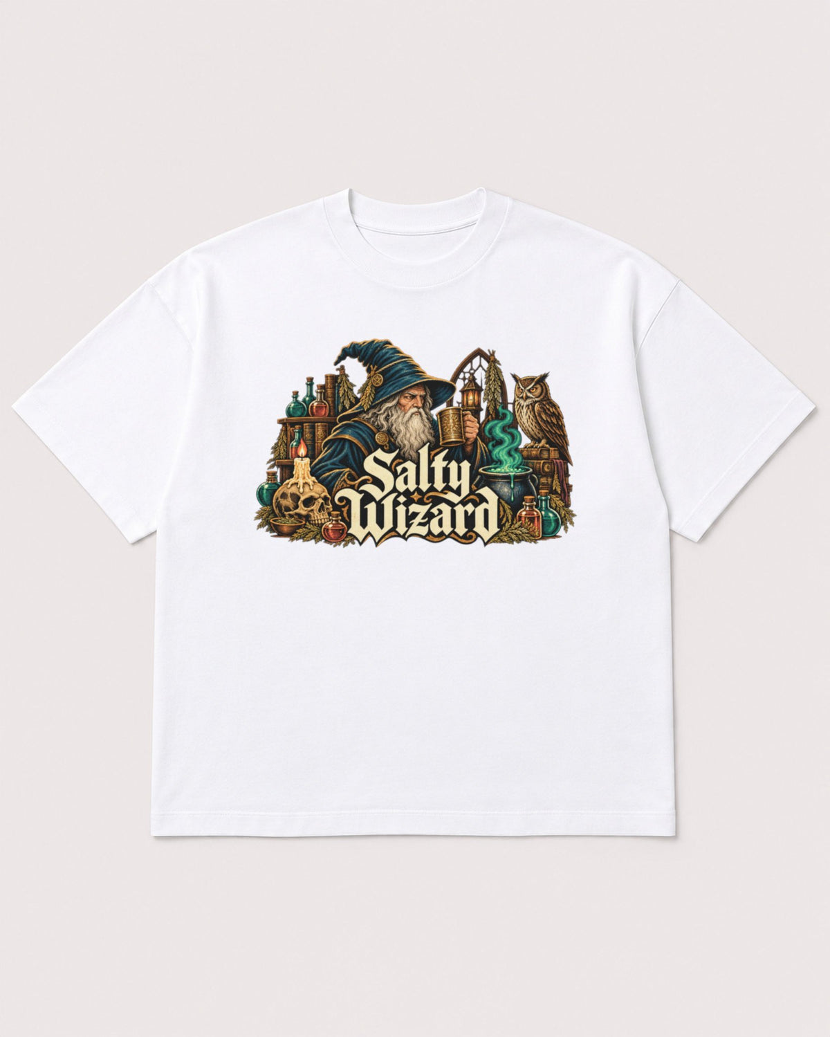 Mockup Boxy Heavyweight Tee White product