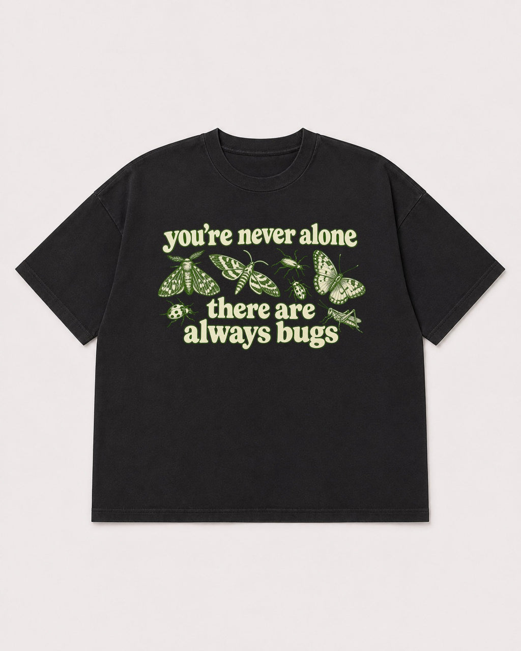 Mockup Boxy Heavyweight Tee Black product