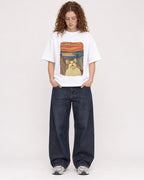 Mockup Boxy Heavyweight Tee White female full-body 09