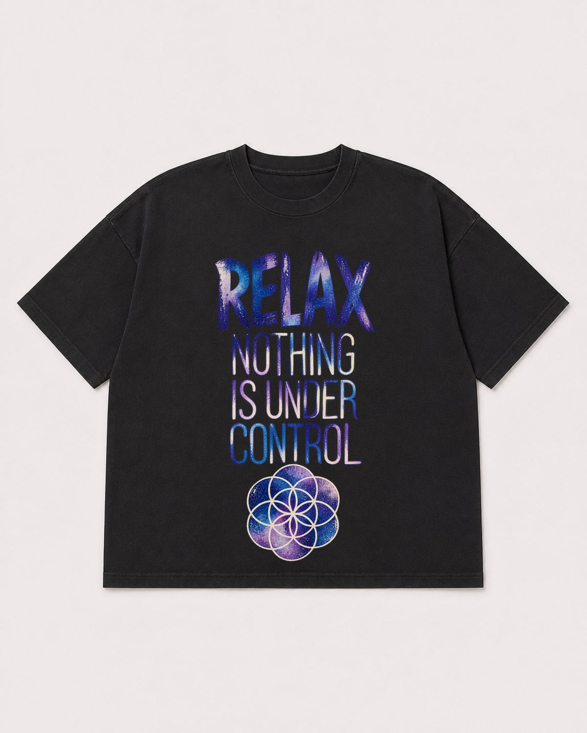 Mockup Boxy Heavyweight Tee Black product