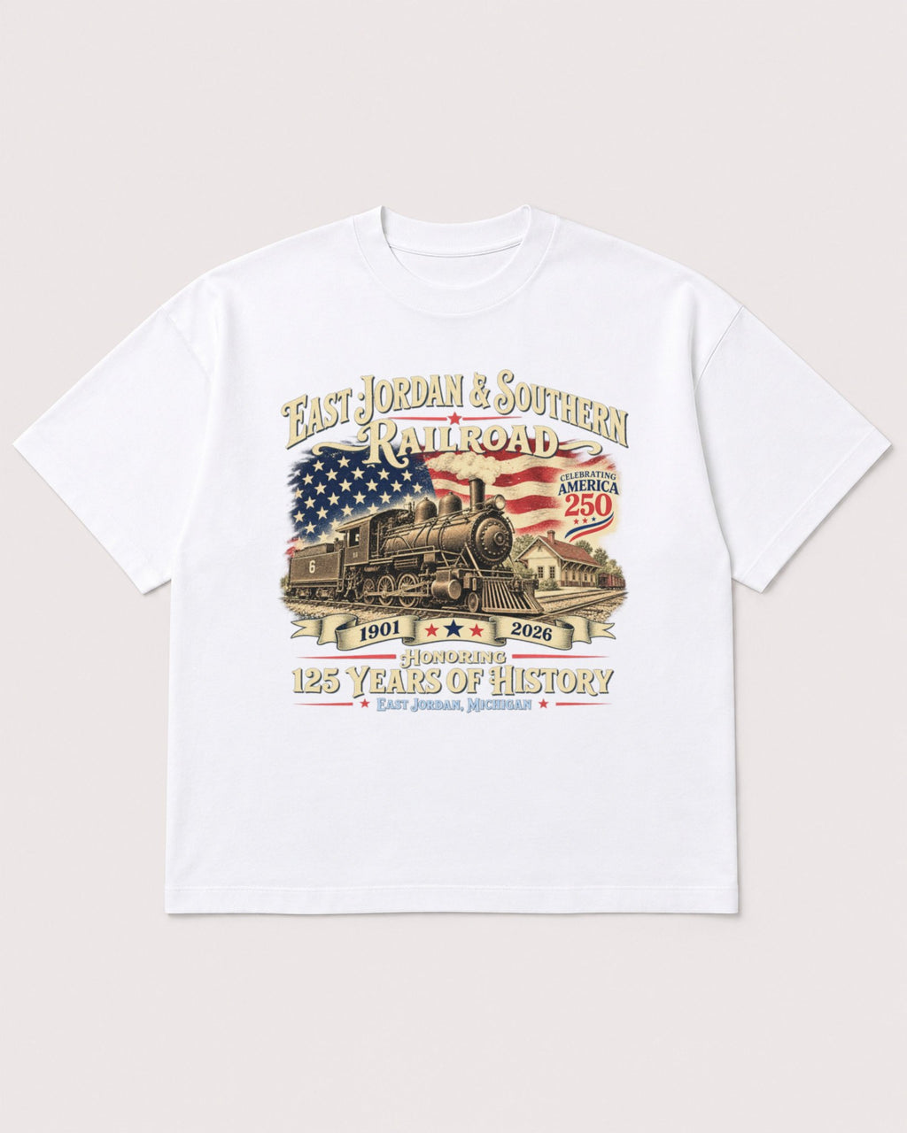 Mockup Boxy Heavyweight Tee White product