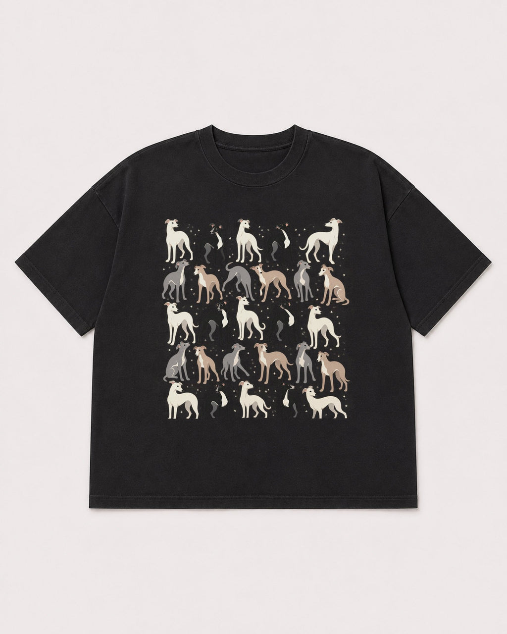 Mockup Boxy Heavyweight Tee Black product