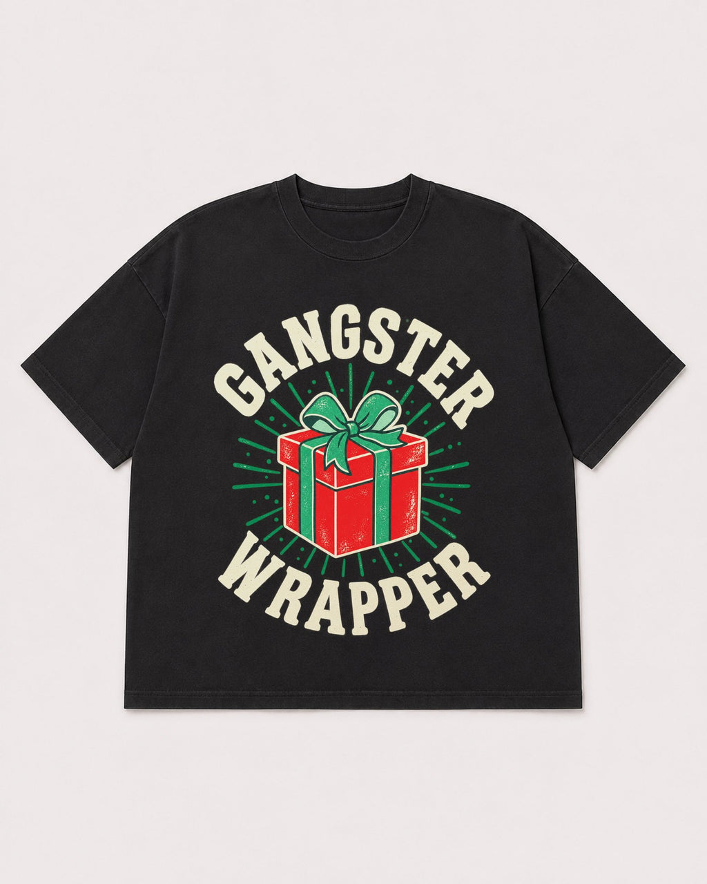 Mockup Boxy Heavyweight Tee Black product