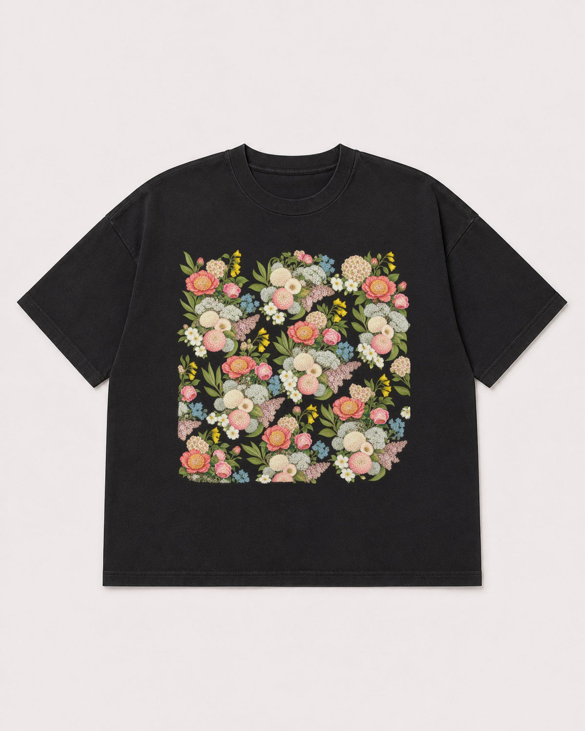 Mockup Boxy Heavyweight Tee Black product