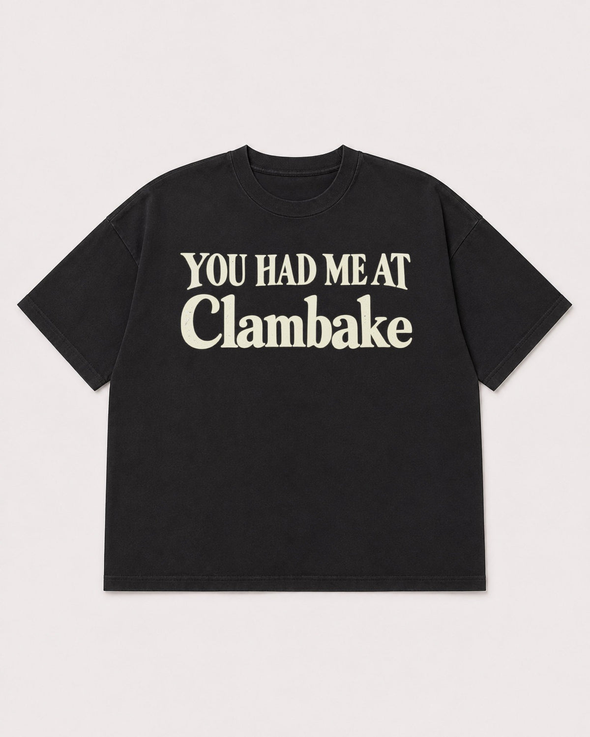 Mockup Boxy Heavyweight Tee Black product